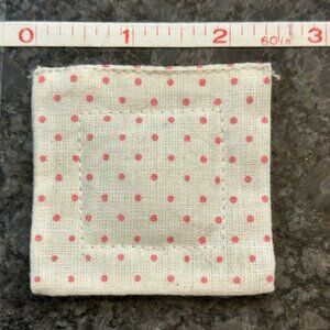 Maileg White & Pink Dotted Pillow Mouse